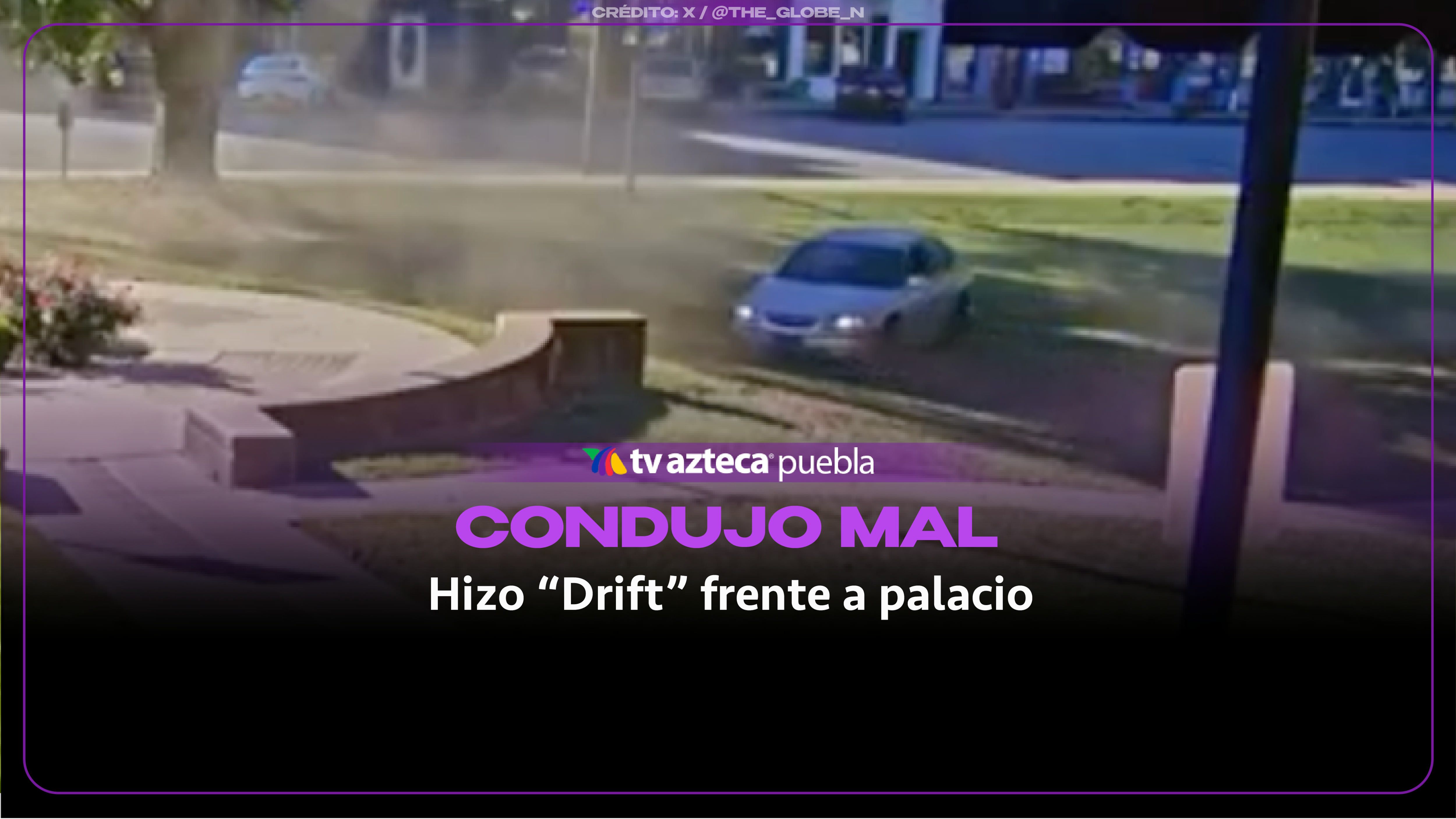 Arrestan a mujer por realizar maniobras erráticas en el césped de un palacio de justicia
