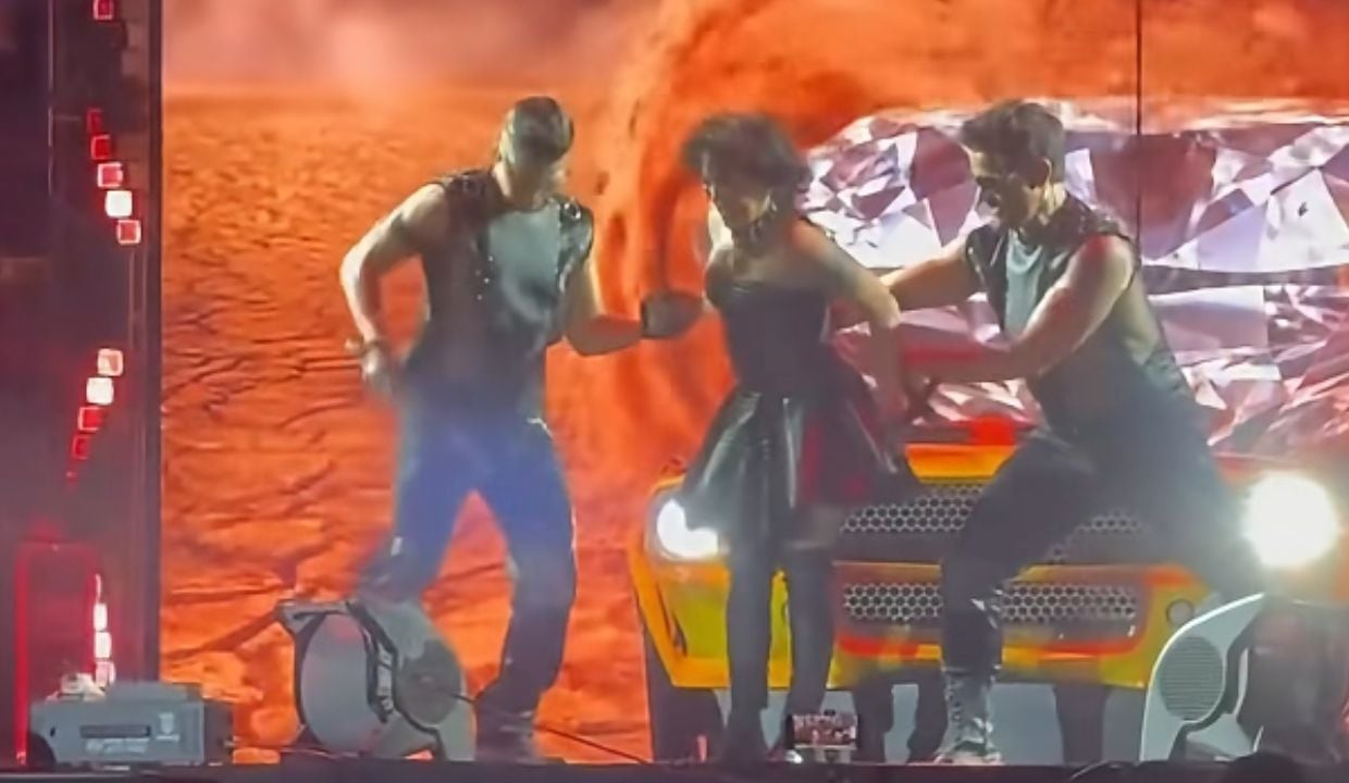 VIDEO: Alejandra Guzmán sufre accidente en pleno concierto y cancela presentación
