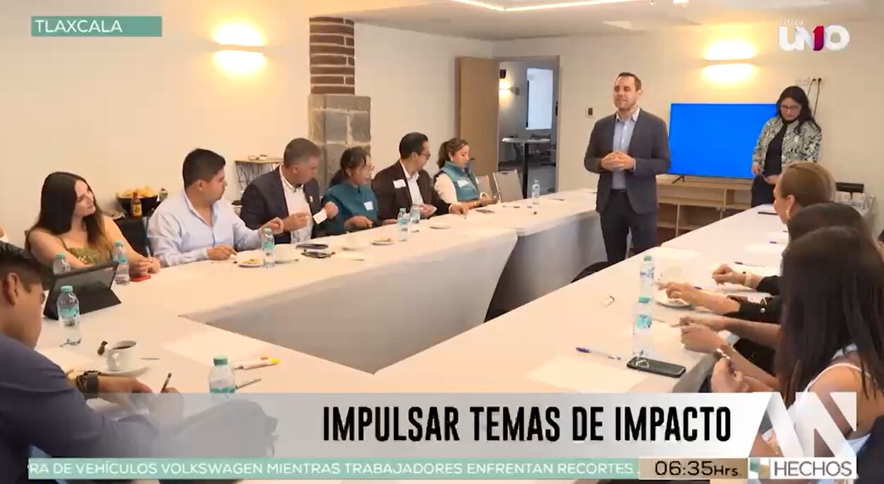 Jóvenes de distintos sectores se reunieron en Tlaxcala para analizar los retos de su entorno y proponer soluciones desde lo local a través de Kybernus Hubs.