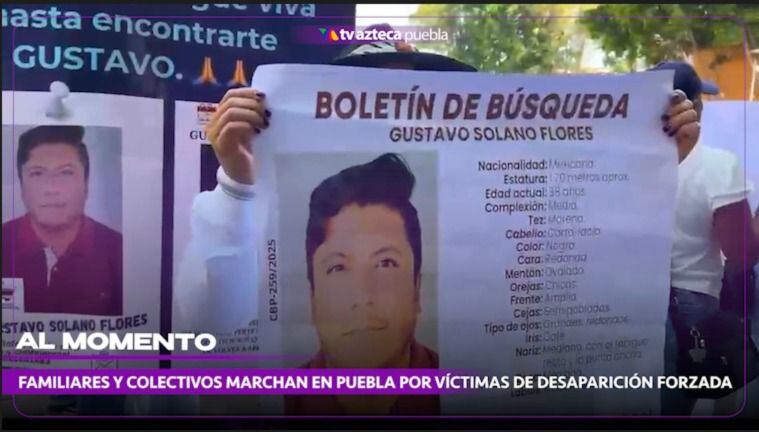 Familiares y colectivos marchan para exigir que no se olvide a quienes no han regresado a casa