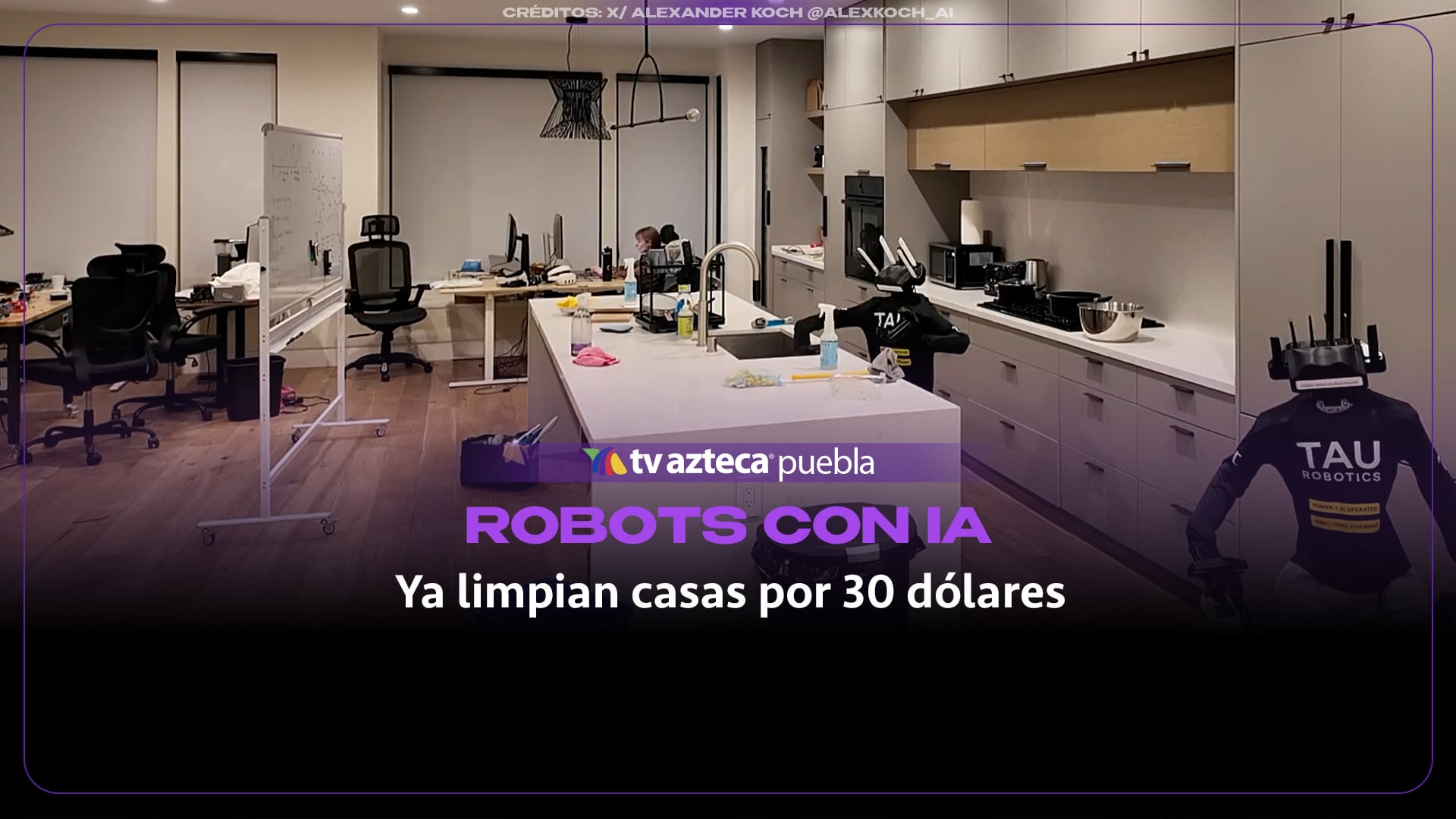 Robots con IA ya limpian casas por 30 dólares la hora