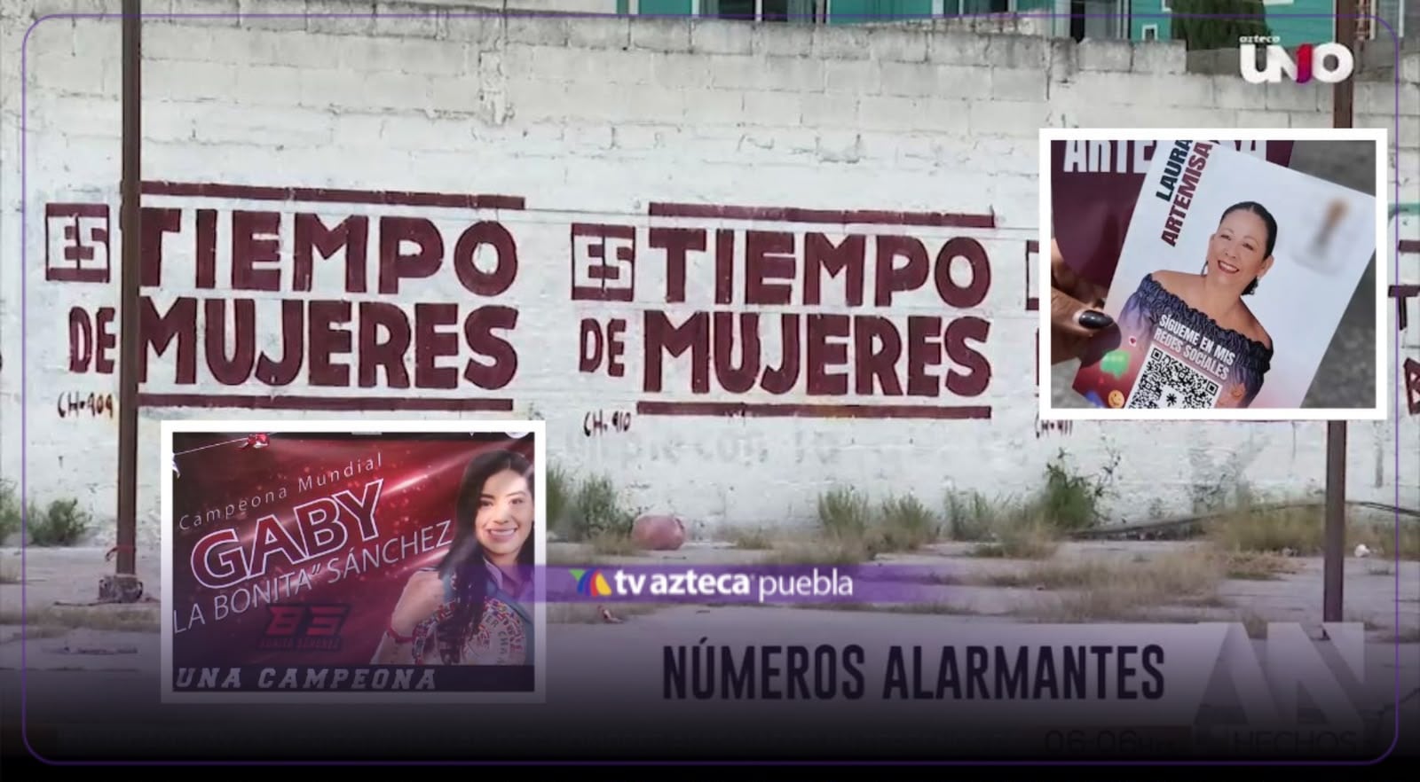 ¡PUEBLA TAPIZADA DE MORENA! Miles de bardas promueven “Es tiempo de mujeres” y a Gabriela Sánchez “La Bonita”, pese las MISÓGINAS declaraciones de Armenta