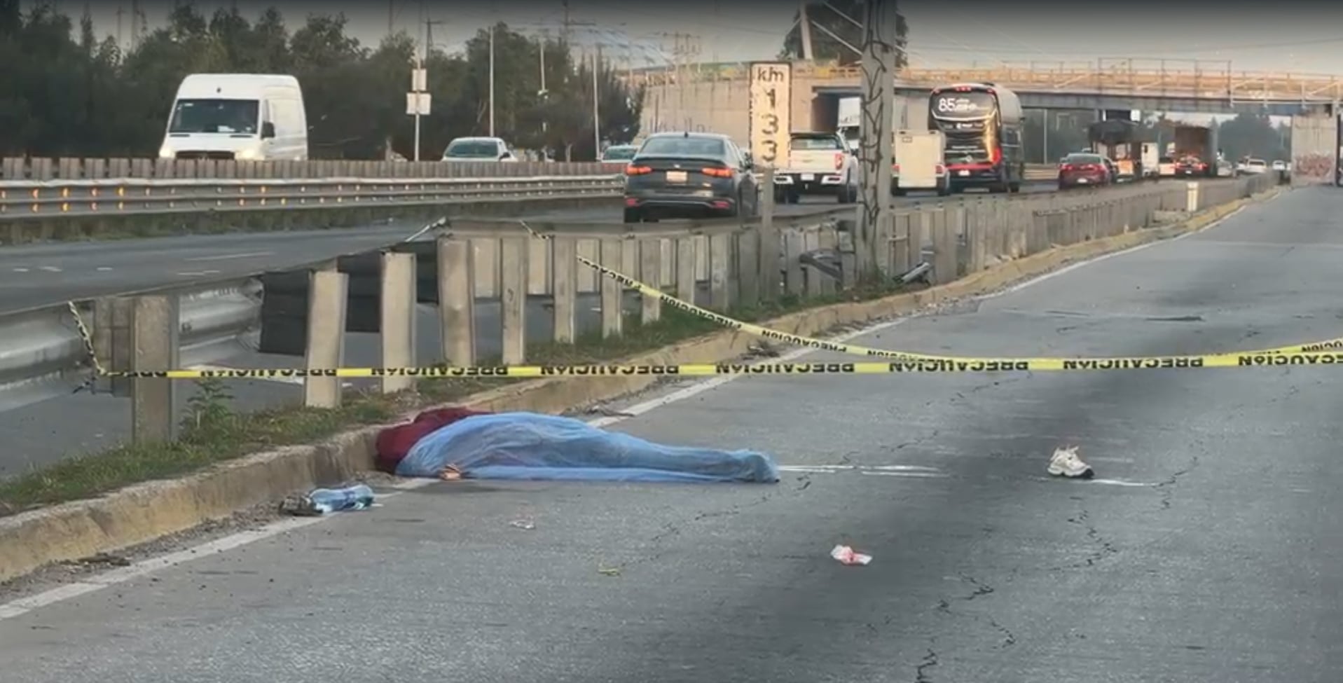 VIDEO: Mujer pierde la vida tras accidente en la autopista México-Puebla HOY